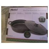 Parini Cookware 8in cast iron grill...