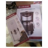 Brookstone 10-cup drip coffee maker...