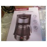 Brookstone 10-cup drip coffee maker...