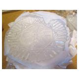 Huge Prescott cut glass servingware...