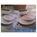 2-12pc Luminarc plate and bowl sets...