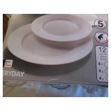 2-12pc Luminarc plate and bowl sets...