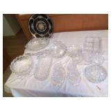 Vintage Clear Fostoria glassware se...