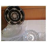 Vintage Clear Fostoria glassware se...