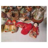 Vintage figurines and decor includi...