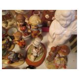 Vintage figurines and decor includi...