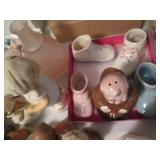 Vintage figurines and decor includi...