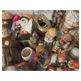 Vintage figurines and decor includi...