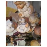 Vintage figurines and decor includi...