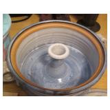 Vintage glazed Stoneware casserole ...