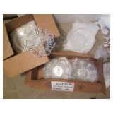 Lot of cut glass fruit plates and m...