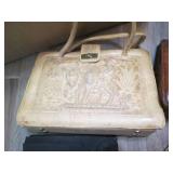 Vintage hand tooled saddle leather ...