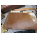 Vintage hand tooled saddle leather ...