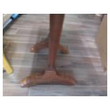 Vintage carved wood Chess/Checker t...