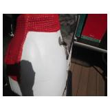 Light-up Snowman Blowmold decor app...