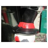 Light-up Snowman Blowmold decor app...