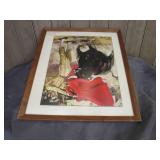 Wall art and decor lot including Wo...