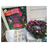 24x24in lighted Christmas Bow, faux...