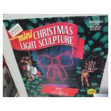 24x24in lighted Christmas Bow, faux...