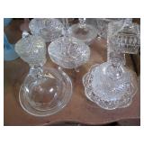 Vintage lidded candy and dessert se...