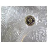 Vintage glass and ceramic serving p...