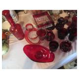 Depression era Ruby and sunburst de...