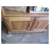 All wood bookshelf cabinet approx 4...