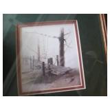 Large collection of small wood fram...