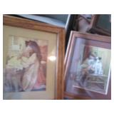 Large collection of small wood fram...