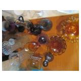 Vintage candy dishes, bowls and vas...