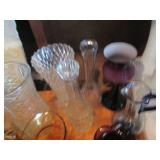 Vintage candy dishes, bowls and vas...