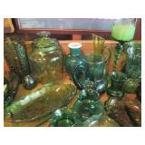 Vintage avocado and other green ton...