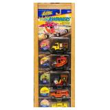 Wooden Swivel Display All New in Box including Matchbox and Johnny Lighting Cars