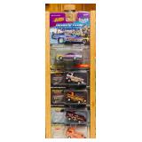 Wooden Swivel Display All New in Box including Matchbox and Johnny Lighting Cars
