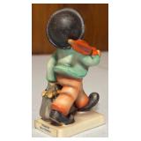 Vintage Hummels including "Ride into Christmas", "Peaceful Offering", "Skier", "Merry Wanderer" and "Lost Sheep"