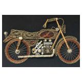 Artwork National Creative Arts Festival Motorcycle Made of Metals