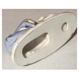 Byron Molds Girl Feeding the Ducks / Vintage Hand-Painted