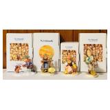 Vintage Lot of Hummels Including Original Boxes including Hummel Figurine Chick Girl