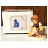 Vintage Lot of Hummels Including Original Boxes including Hummel Figurine Chick Girl