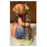 Vintage Lot of Hummels Including Original Boxes including Hummel Figurine Chick Girl