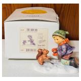 Vintage Lot of Hummels Including Original Boxes including Hummel Figurine Chick Girl