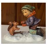 Vintage Lot of Hummels Including Original Boxes including Hummel Figurine Chick Girl