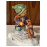 Vintage Lot of Hummels Including Original Boxes including Hummel Figurine Chick Girl