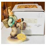 Vintage Lot of Hummels Including Original Boxes including Hummel Figurine Chick Girl