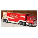 Vintage Three Buddy L Coca-Cola Diecast / Pressed Steel Trucks including Buddy L Coke Delivery Truck