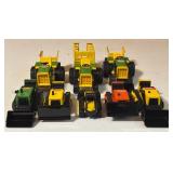 Vintage Tonka Trucks Including Tractors, Bulldozers and More