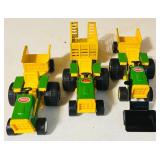 Vintage Tonka Trucks Including Tractors, Bulldozers and More