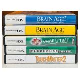 Nintendo DS Light with Two Stylists and Games