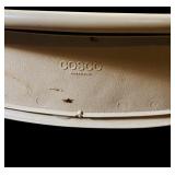 Four Costco Folding Chairs with Fabric Seats