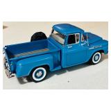 1958 Chevrolet Apache Fleet Side Pickup Truck in Light Blue by Motormax Manufacture